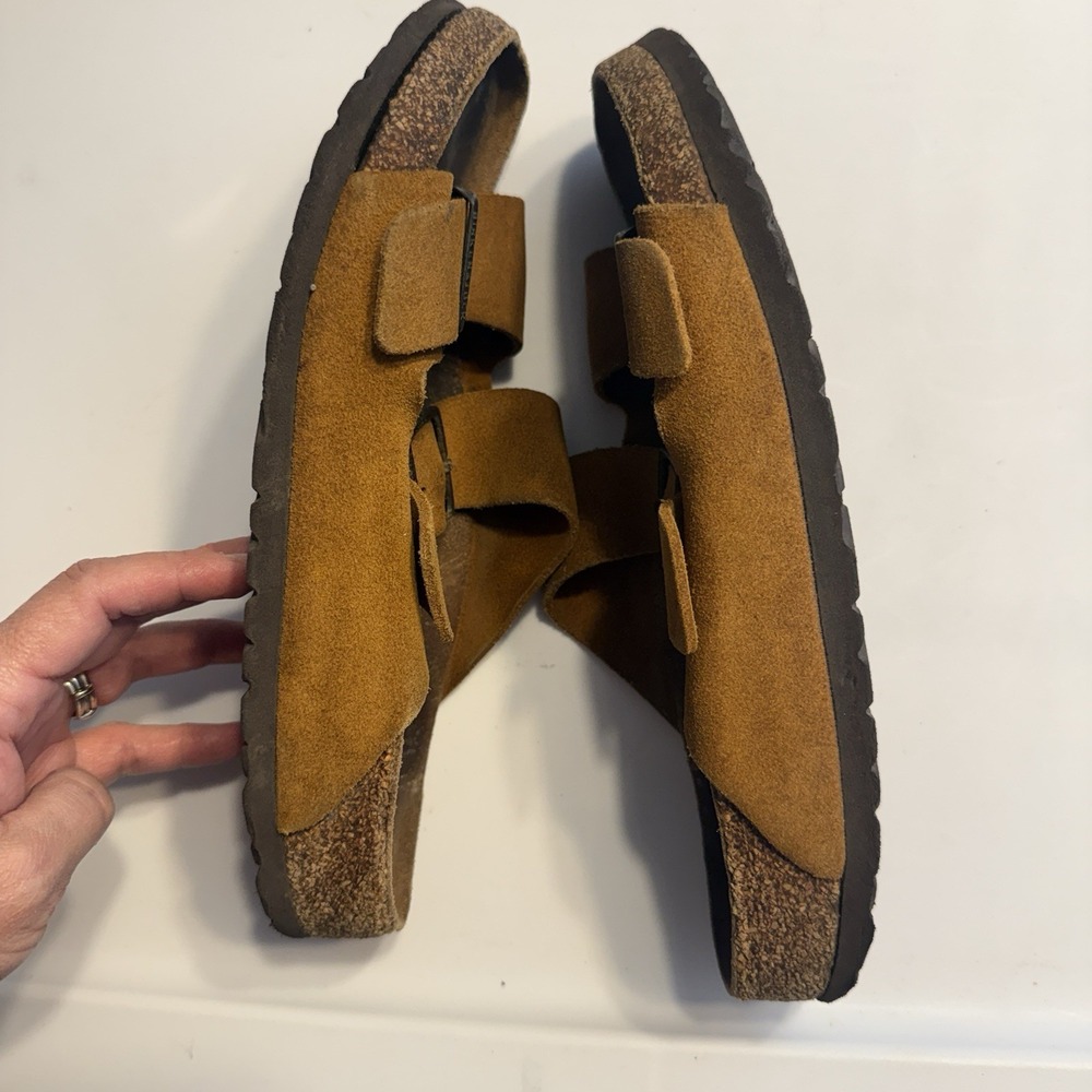 Birkenstock Arizona Suede Brown Sandals Vintage Sz 39 (8-8.5) Women's - Picture 10 of 10